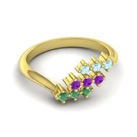 Simple Pave Bypass Pravat Ring