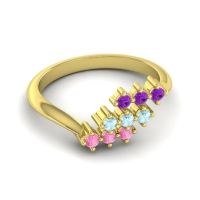 Simple Pave Bypass Pravat Ring