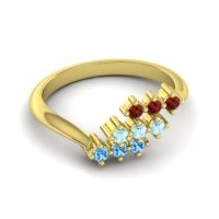 Simple Pave Bypass Pravat Ring