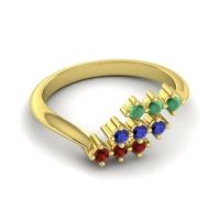 Simple Pave Bypass Pravat Ring