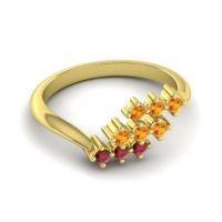 Simple Pave Bypass Pravat Ring