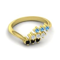 Simple Pave Bypass Pravat Ring