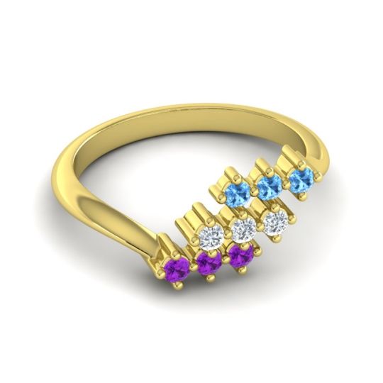 Simple Pave Bypass Pravat Ring