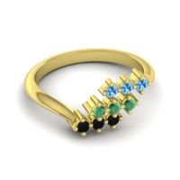 Simple Pave Bypass Pravat Ring