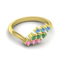 Simple Pave Bypass Pravat Ring