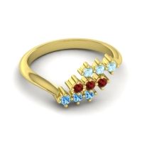Simple Pave Bypass Pravat Ring