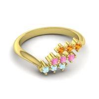 Simple Pave Bypass Pravat Ring