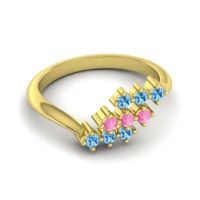 Simple Pave Bypass Pravat Ring