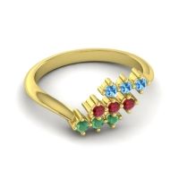 Simple Pave Bypass Pravat Ring