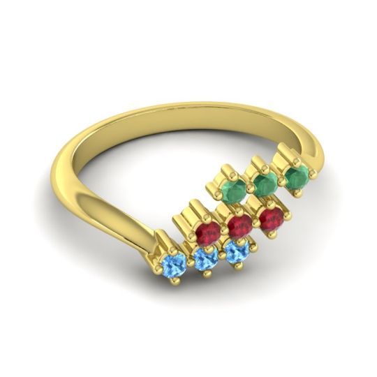 Simple Pave Bypass Pravat Ring