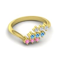 Simple Pave Bypass Pravat Ring