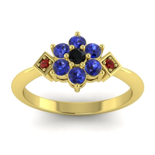 Simple Floral Pave Abja Ring