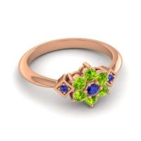 Simple Floral Pave Abja Ring