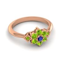Simple Floral Pave Abja Ring