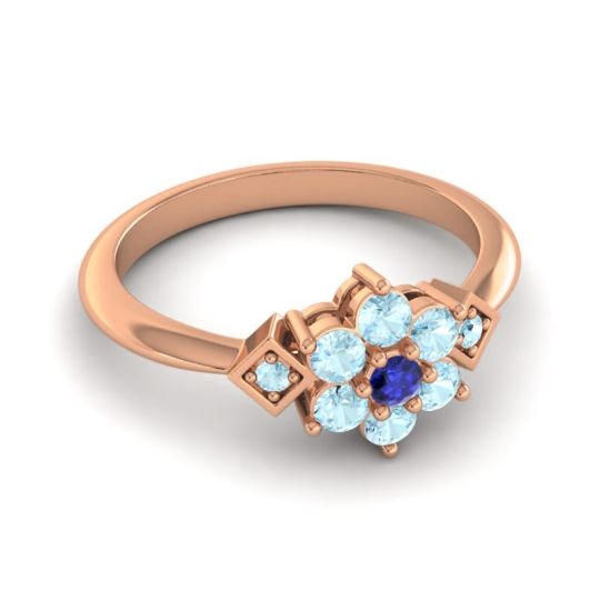 Simple Floral Pave Abja Ring