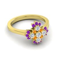 Simple Pave Kakara Ring