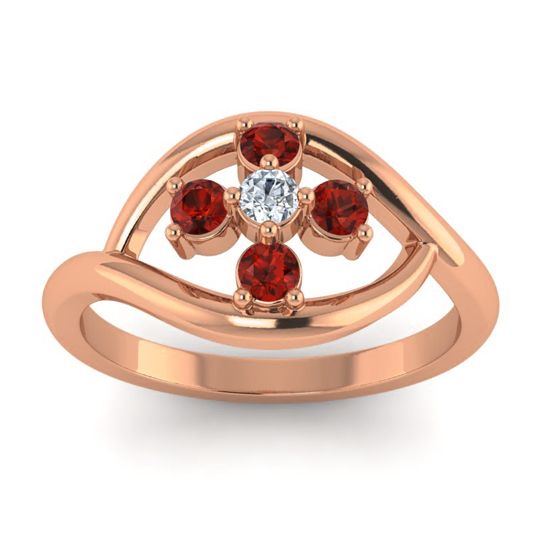 Simple Pave Rekhana Ring