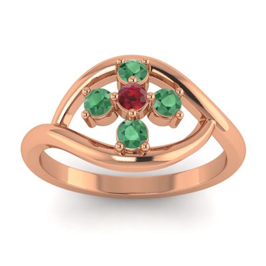 Simple Pave Rekhana Ring