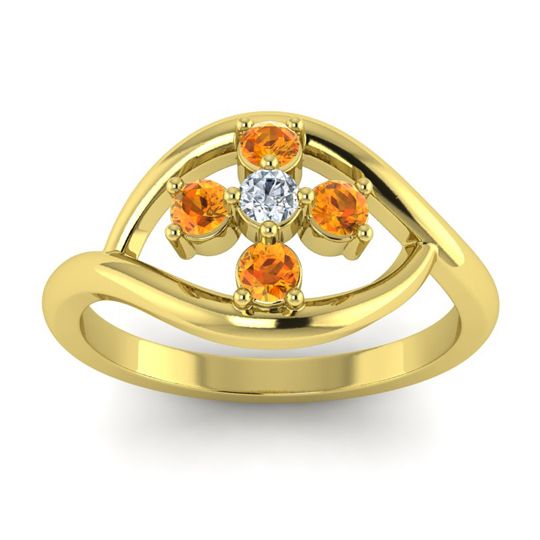 Simple Pave Rekhana Ring