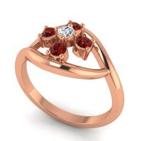 Simple Pave Rekhana Ring