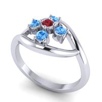 Simple Pave Rekhana Ring
