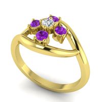 Simple Pave Rekhana Ring