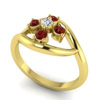 Simple Pave Rekhana Ring