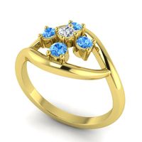Simple Pave Rekhana Ring