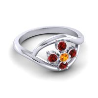 Simple Pave Rekhana Ring