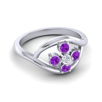 Simple Pave Rekhana Ring