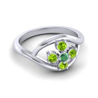 Simple Pave Rekhana Ring