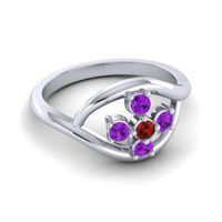Simple Pave Rekhana Ring