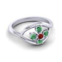 Simple Pave Rekhana Ring