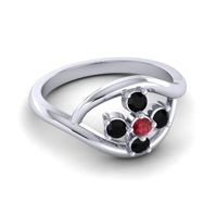 Simple Pave Rekhana Ring
