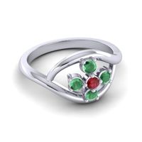 Simple Pave Rekhana Ring