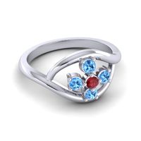 Simple Pave Rekhana Ring