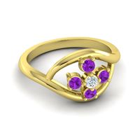 Simple Pave Rekhana Ring