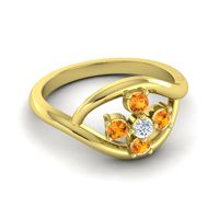 Simple Pave Rekhana Ring