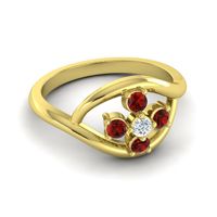 Simple Pave Rekhana Ring