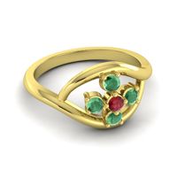 Simple Pave Rekhana Ring