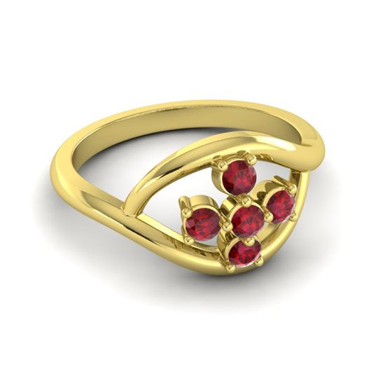Simple Pave Rekhana Ring