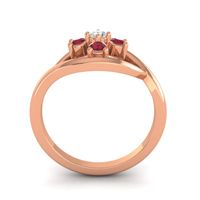 Simple Pave Rekhana Ring