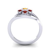 Simple Pave Rekhana Ring