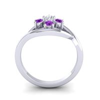 Simple Pave Rekhana Ring