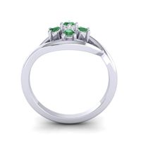 Simple Pave Rekhana Ring