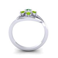 Simple Pave Rekhana Ring