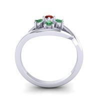 Simple Pave Rekhana Ring