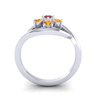 Simple Pave Rekhana Ring