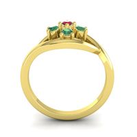 Simple Pave Rekhana Ring