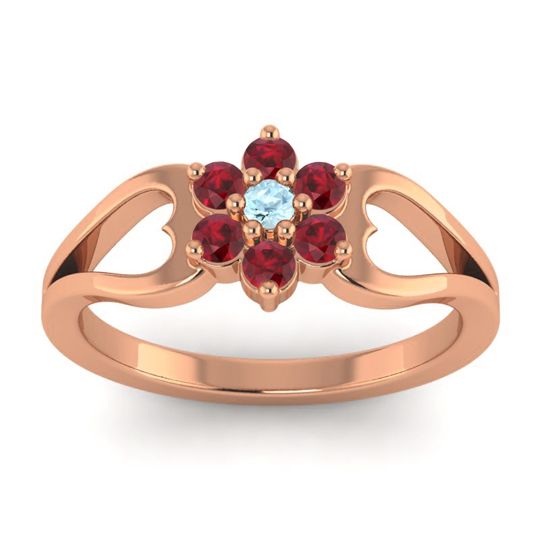 Simple Floral Pave Manyu Ring